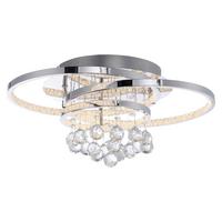 LAMPA SUFITOWA LED 6267-17 ROTAZO - kolor chromowy, Design, metal/szkło (45/33/22cm) - Paul Neuhaus