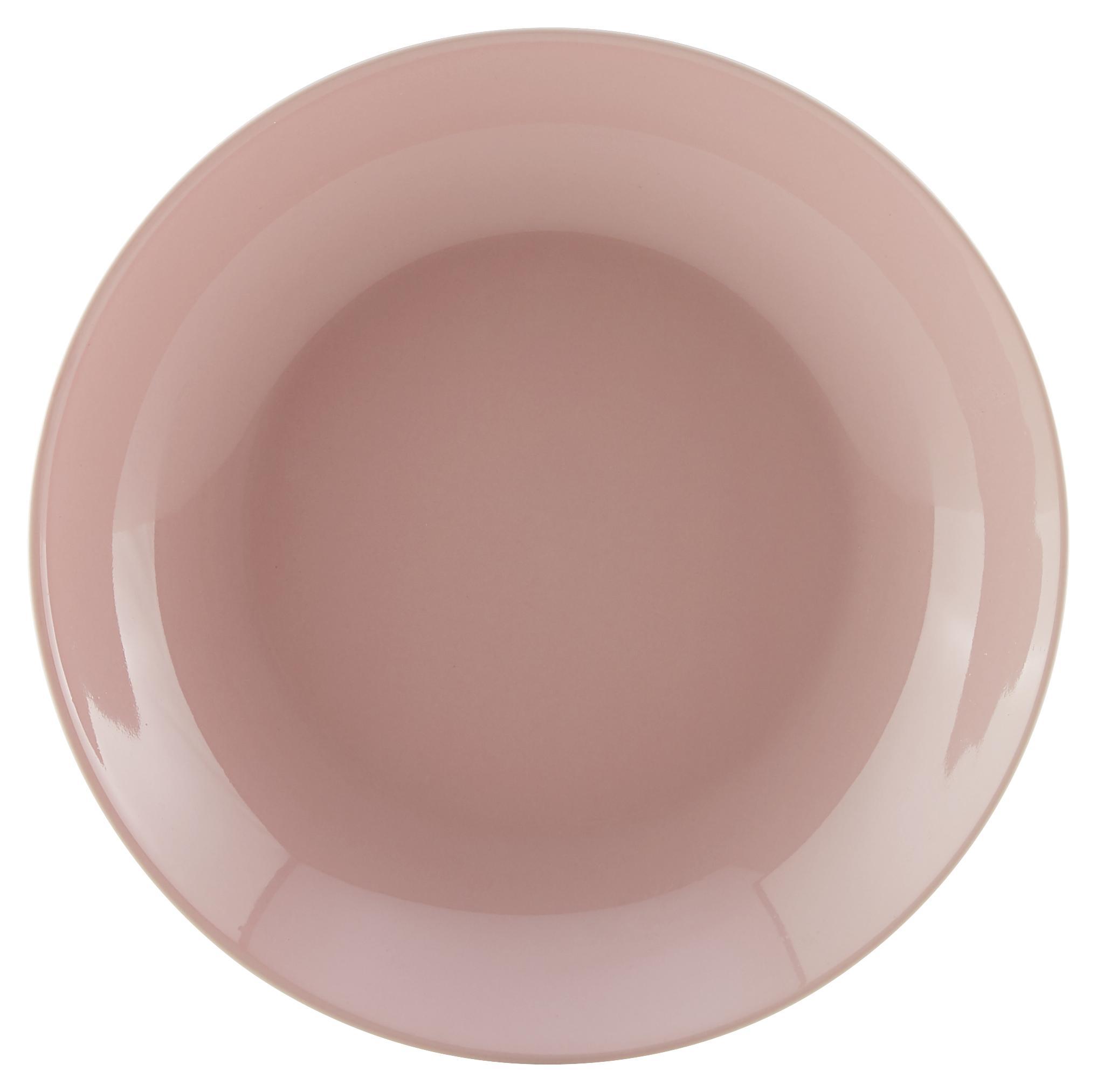 Suppenteller Sandy aus Keramik Ø ca. 20cm - Rosa, KONVENTIONELL, Keramik (20/3,5cm) - Mömax modern living