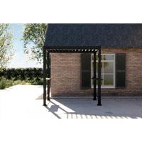 Pergola Basic BBQ ca. 150x240x250 cm Anthrazit - Anthrazit, LIFESTYLE, Metall (150/240/250cm) - Gardenson