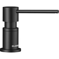 Spülmittelspender Lato Schwarz matt - Schwarz, Metall (31,4cm) - Blanco