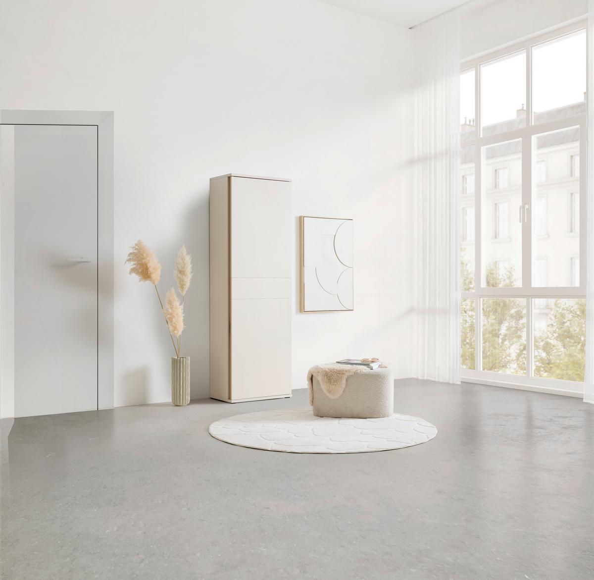 Večnamenska Omara Antonio -Exklusiv- - črna/barve hrasta, Moderno, umetna masa/leseni material (61/190/38cm) - Mömax