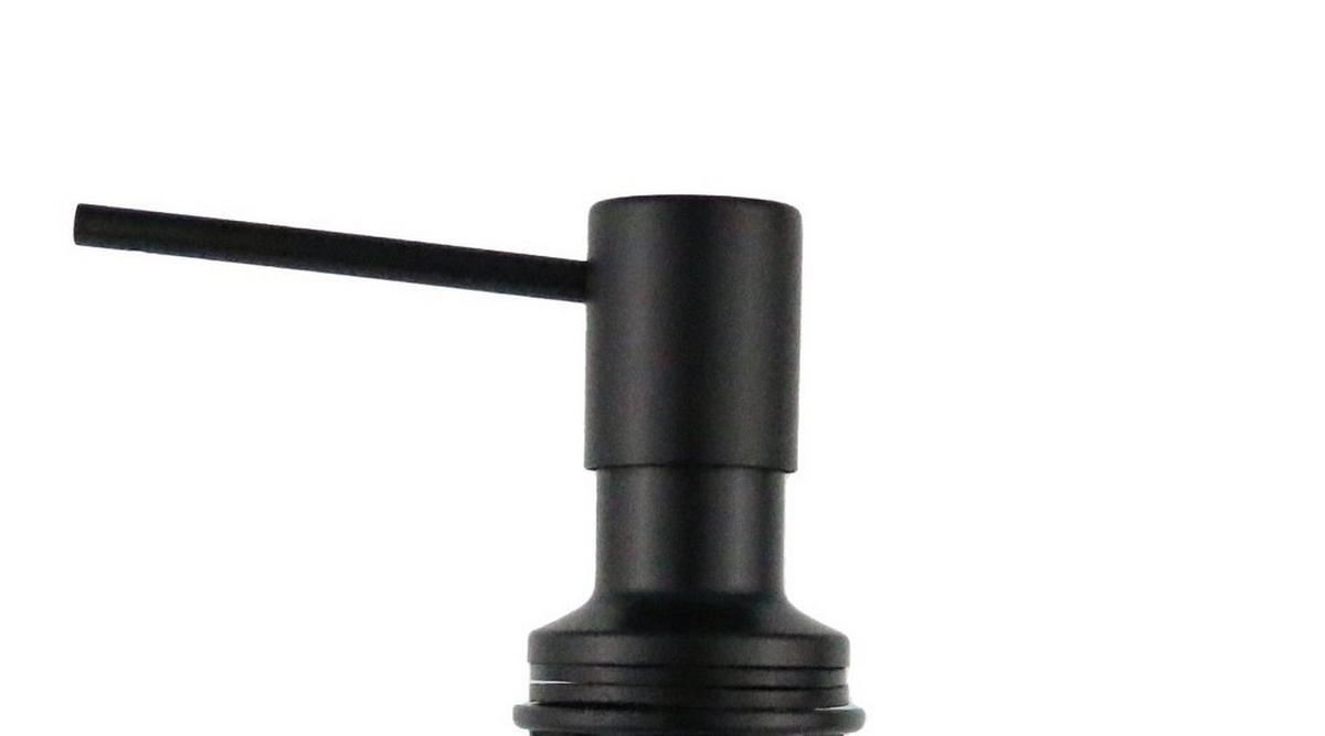 Spülmittelspender 103665 Schwarz - Schwarz, MODERN, Metall (9,4cm) - HKT