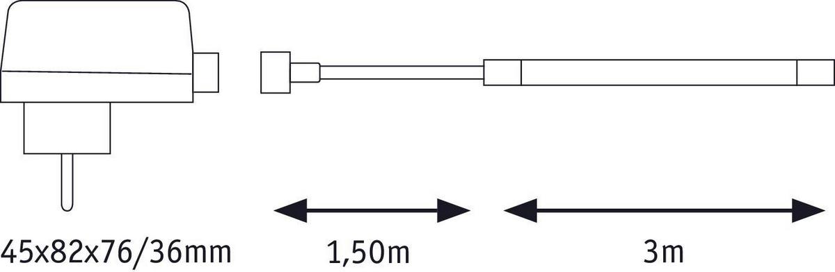 LED-Strip SimpLED Outdoor max. 12 Watt - Weiß, Basics, Kunststoff (300cm) - Paulmann