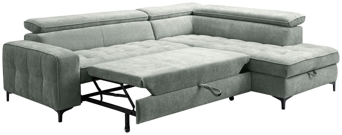 COLțAR TALIA - verde mentă, Basics, textil (251/70-90/203cm) - Modern Living