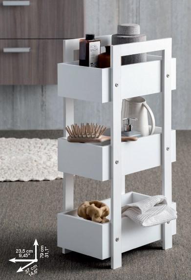 Standregal in Weiss - Weiss, Modern, Holzwerkstoff (37/79/24cm) - Mömax