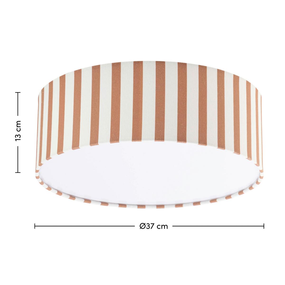 LAMPA SUFITOWA NEELE - kolor naturalny/brązowy, Modern, tworzywo sztuczne/metal (37/13cm) - Novel