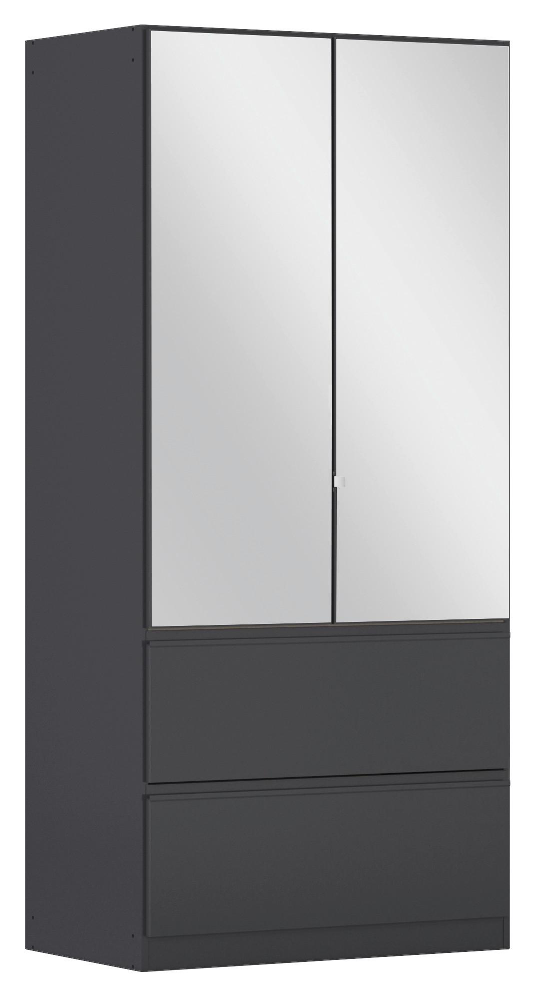 Omara S Klasičnimi Vrati Costa, Siva - siva, Moderno, leseni material (91/197/54cm) - Rauch Möbel