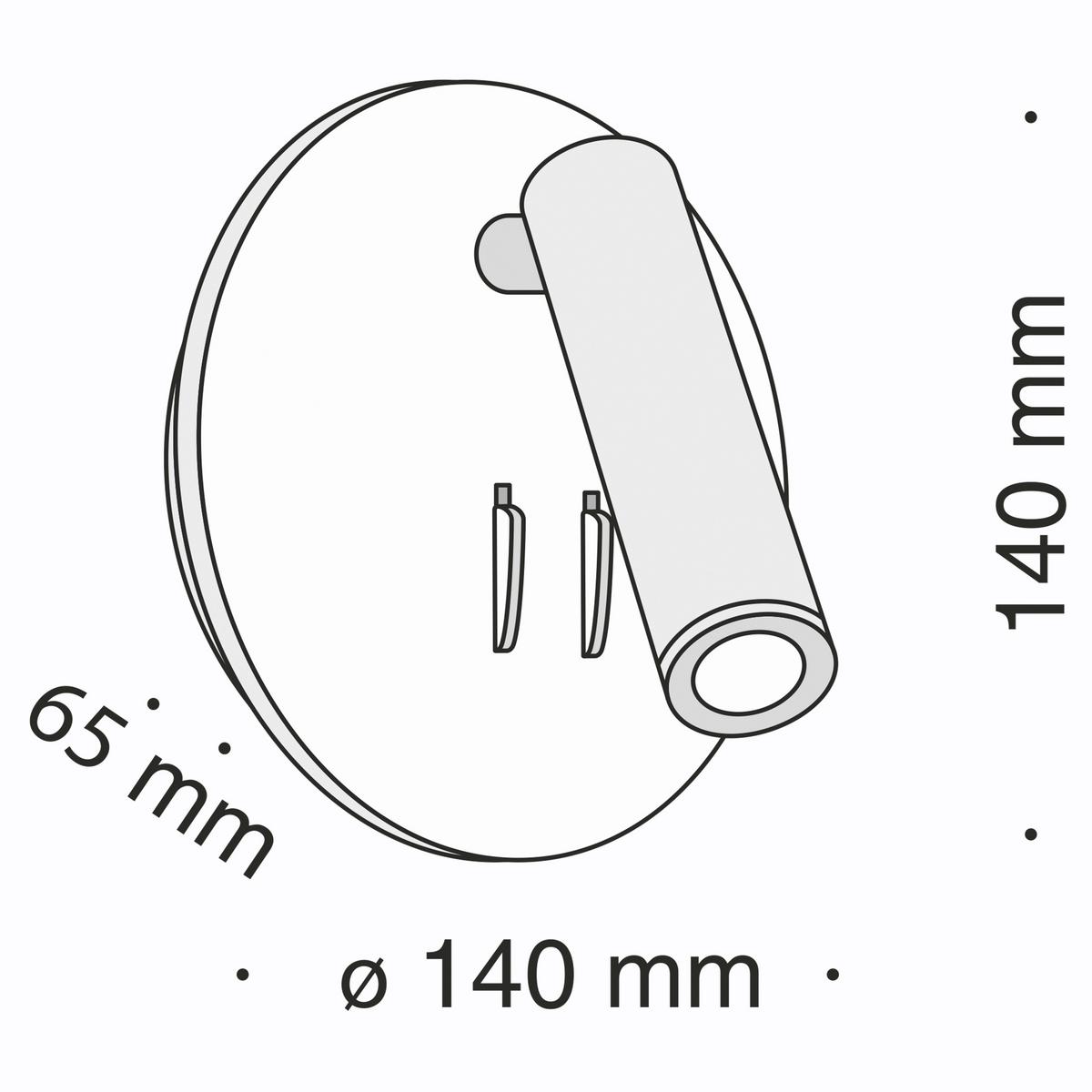 APPLIQUE IOS 176 - Schwarz, Trend, Metall (6,5/14/14cm) - MAYTONI