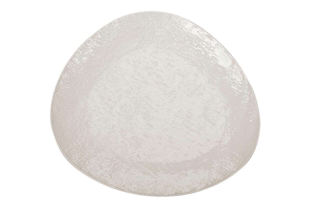 Speiseteller Haruki in Weiß - Weiß, MODERN, Keramik (28/24,8/2,5cm) - Mömax