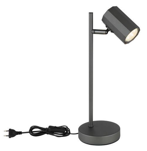 Tischleuchte James Grau max. 5 Watt - Grau, Design, Metall (16,5/12/35cm) - Globo