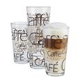 Kaffeeglas Rocco aus Glas ca. 390ml - Klar/Braun, KONVENTIONELL, Glas (0.39l) Kaffeeglas Rocco aus Glas ca. 390ml - Klar/Braun, KONVENTIONELL, Glas (0.39l)