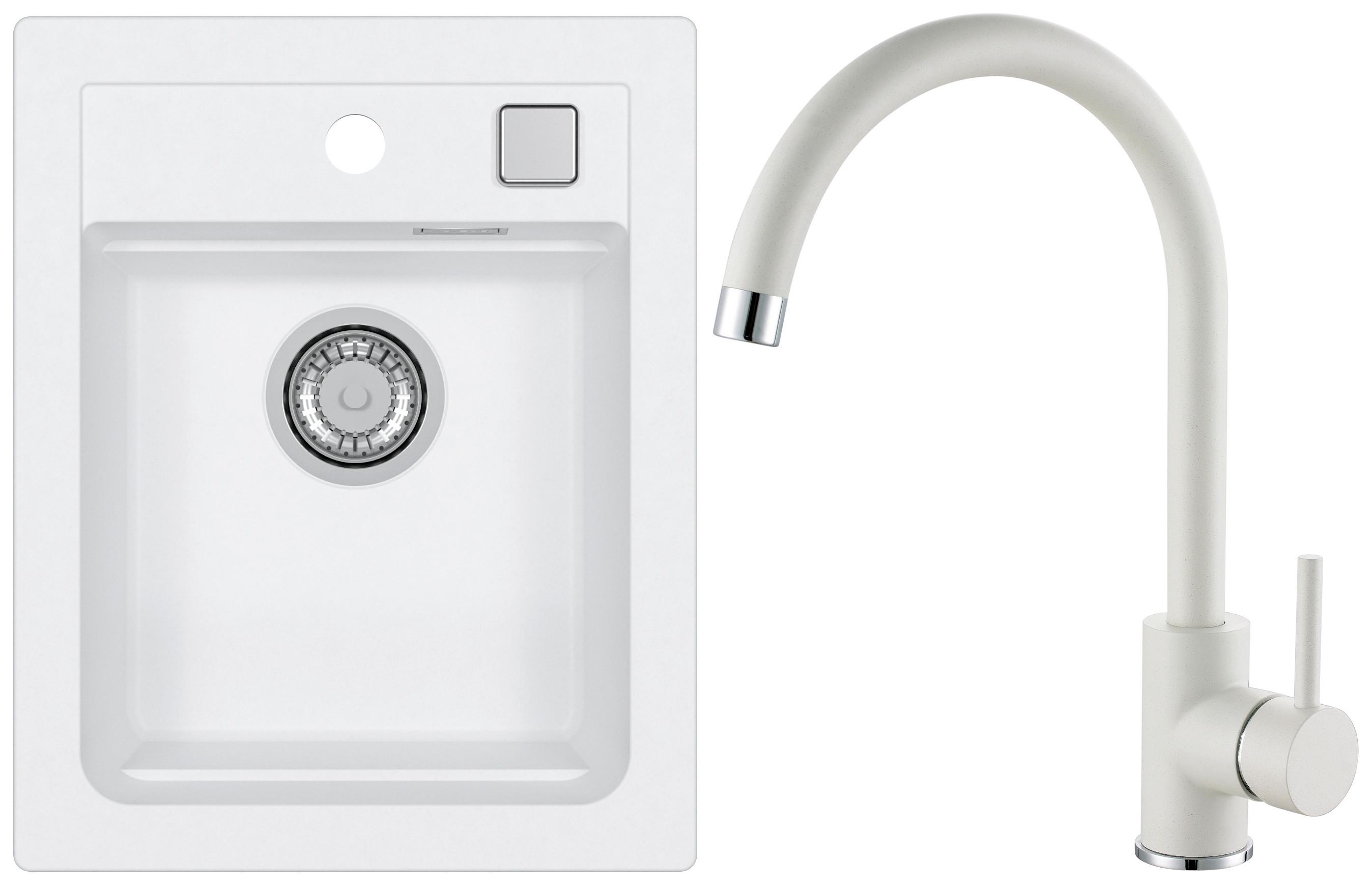 Set Sudopera I Slavine Atrox 10 + Kati G11 - bijela, Konvencionalno, kamen (40/50cm)