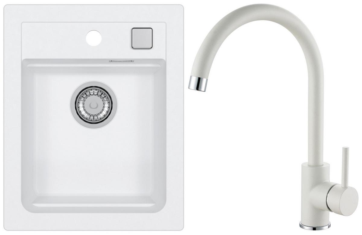 Set Sudopera I Slavine Atrox 10 + Kati G11 - bijela, Konvencionalno, kamen (40/50cm)