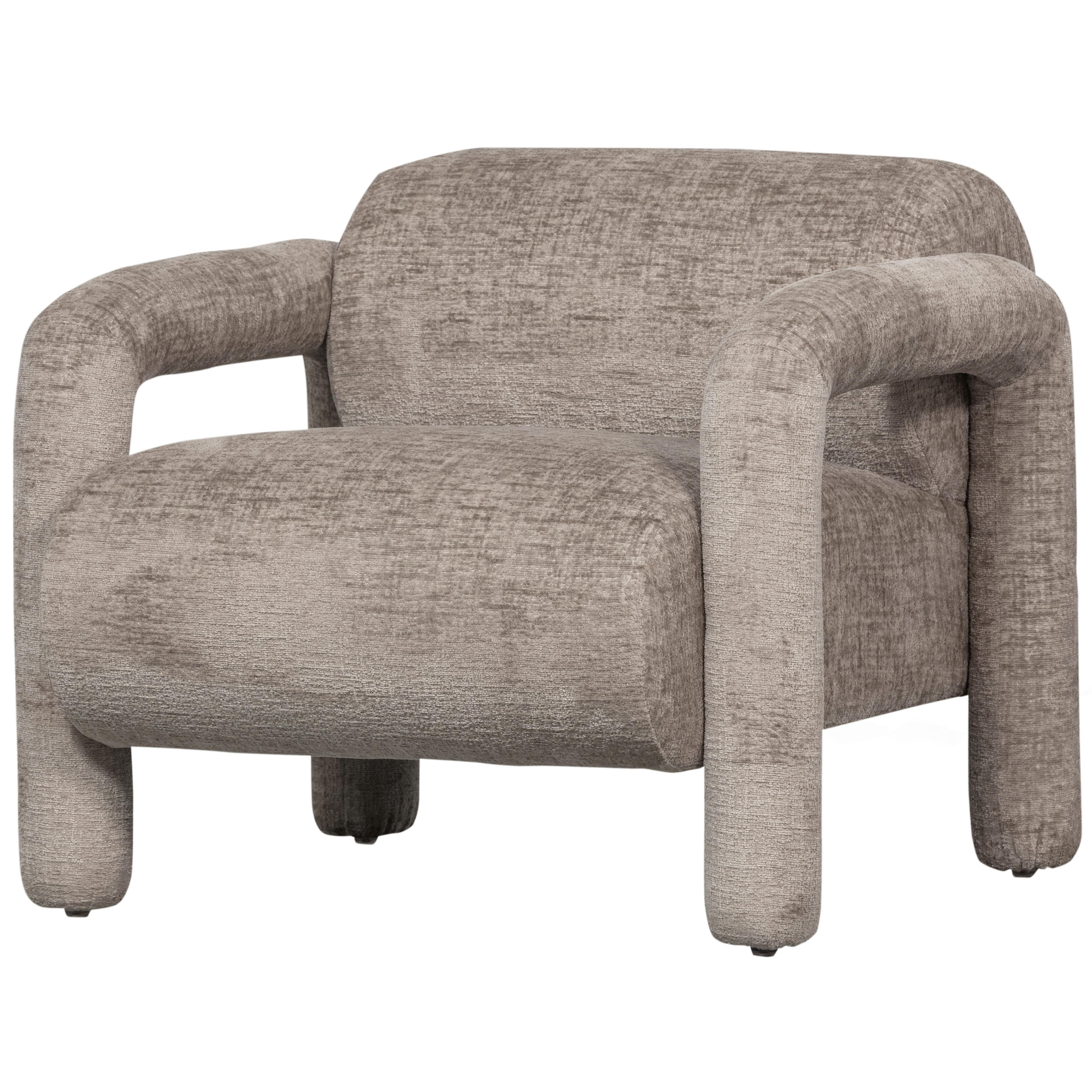 Sessel Lenny Sandfarben - Sandfarben, Design, Textil (76/65/82cm) - Livetastic