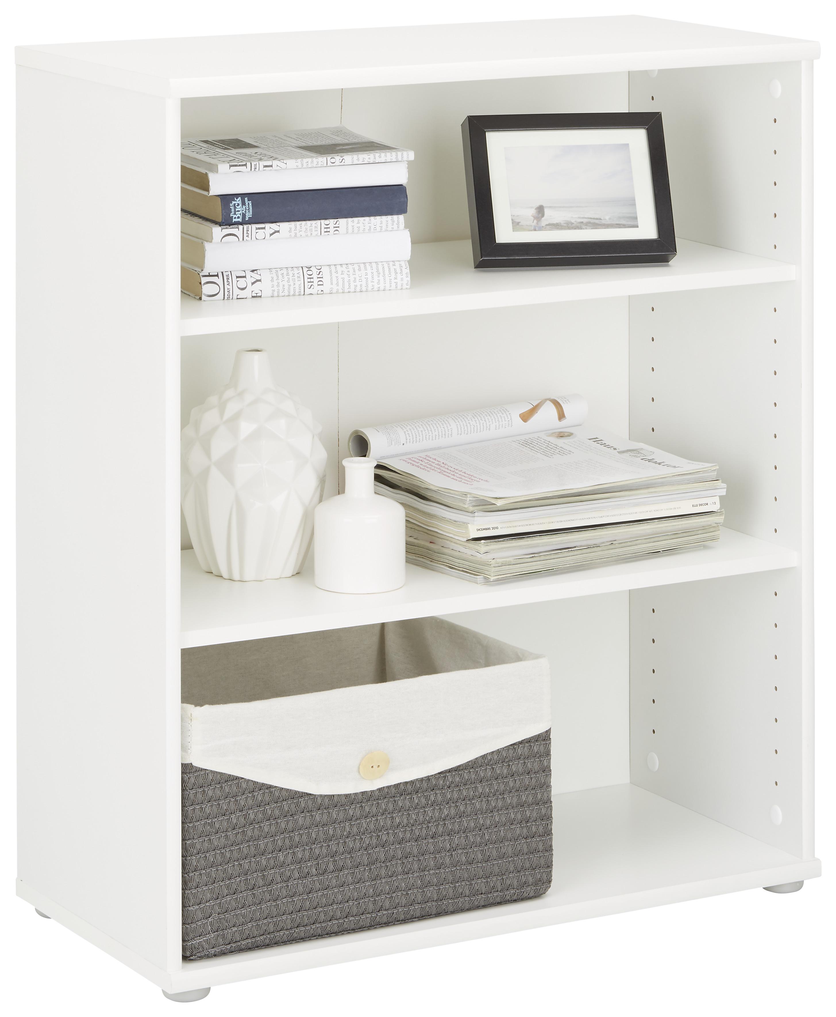 Regal Weiß - Weiß, MODERN, Holzwerkstoff/Kunststoff (72/85/34cm) - Modern Living