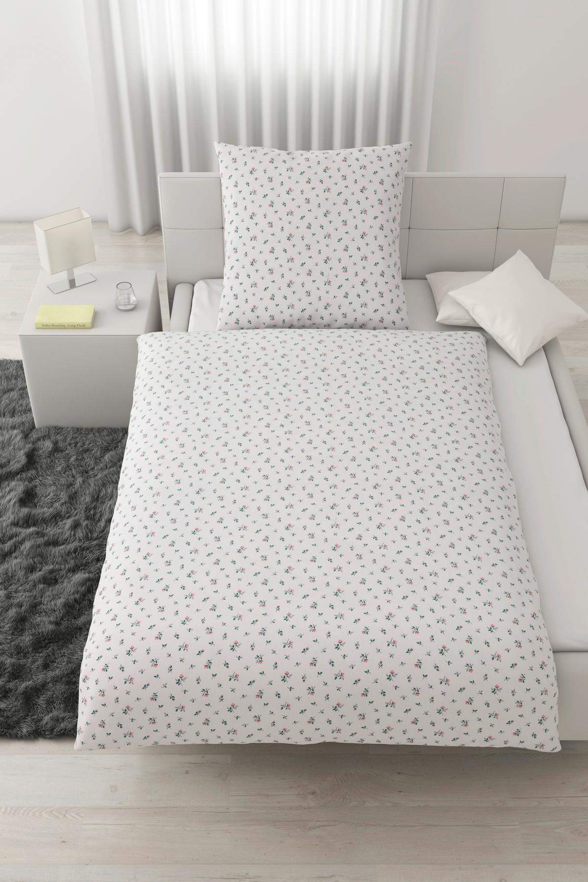 Bettwäsche Rose in Beige ca. 135x200cm - Beige, ROMANTIK / LANDHAUS, Textil (135/200cm) - Modern Living