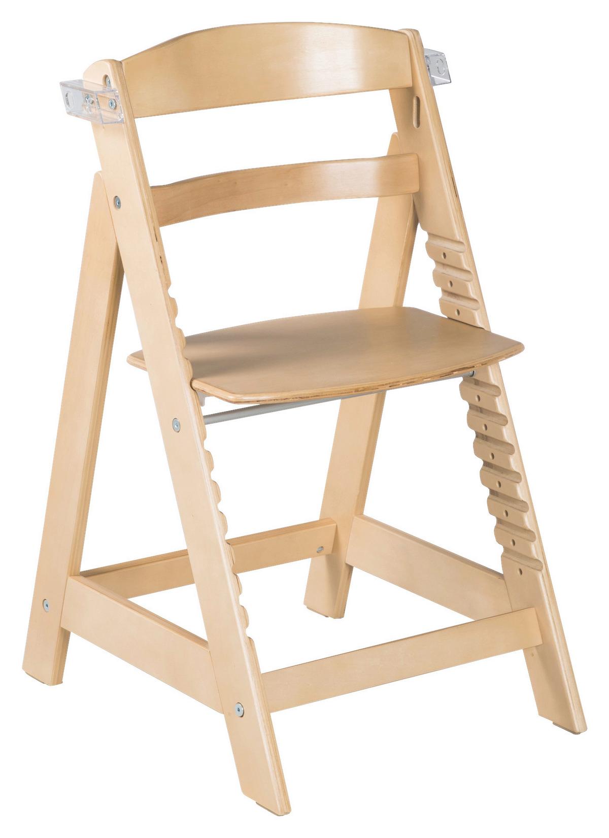 Hochstuhl Sit Up Click & Fun Naturfarben - Naturfarben, KONVENTIONELL, Holzwerkstoff (50/80/54cm) - Roba