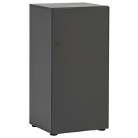 Garderobna Omarica Locked, Antracit - bela/antracit, Design (45,4/92,6/40,65cm) - MID.YOU
