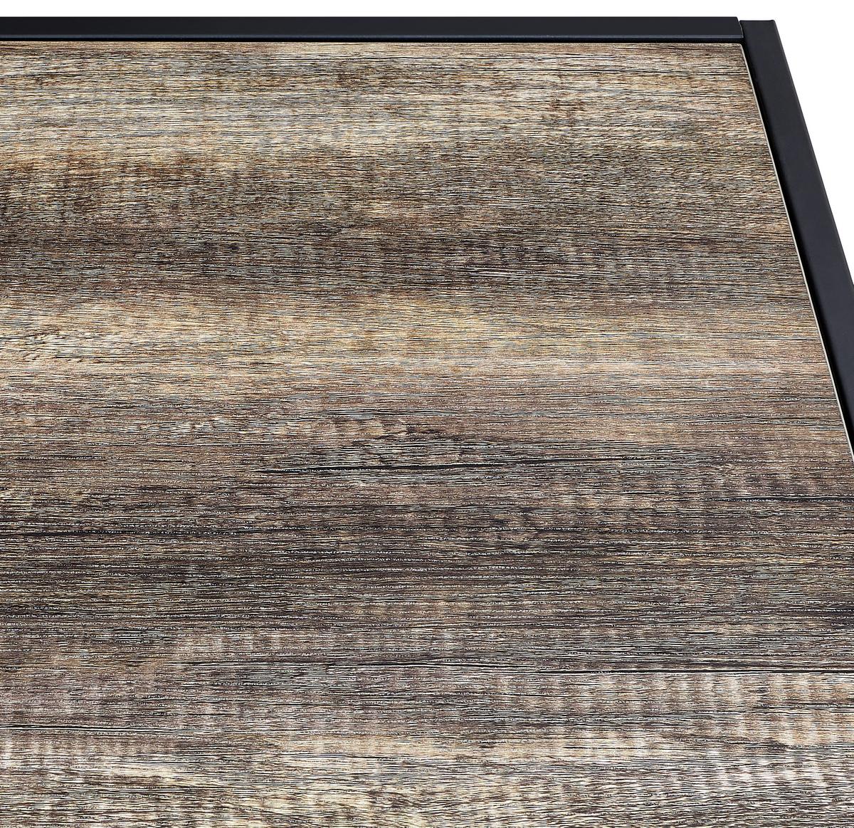 STOLIK KAWOWY SANTIAGO - kolor naturalny/czarny, Modern, materiał drewnopochodny/metal (35/40/45/35/40/45/45/50/55cm) - PBJ