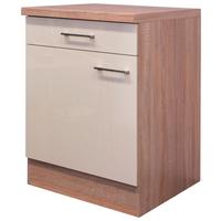 Kuhinjski Donji Element Nepal - kašmir/boje oplemenjenog čelika, Moderno, drvni materijal/metal (60/86/60cm) - MID.YOU