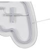 LED-DEKORATIONSLAMPA SPIELI - vit/transparent, Modern, plast (30/22/1,3cm) - Mömax