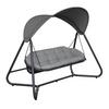 HAMMOCK HOLIDAY - ljusgrå/antracit, Modern, metall/textil (234,5/201/131,3cm) - Mömax