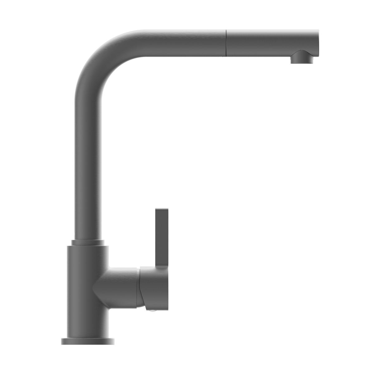 Küchenarmatur Sistant Oslo Graphitfarben - Graphitfarben, Basics, Metall (32,5cm) - Sistant
