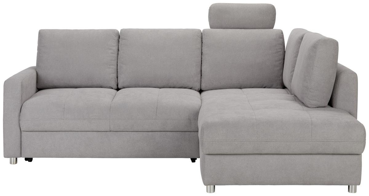 Kopfstütze in Grau - Silberfarben/Grau, Konventionell, Textil (51/20cm) - Mömax
