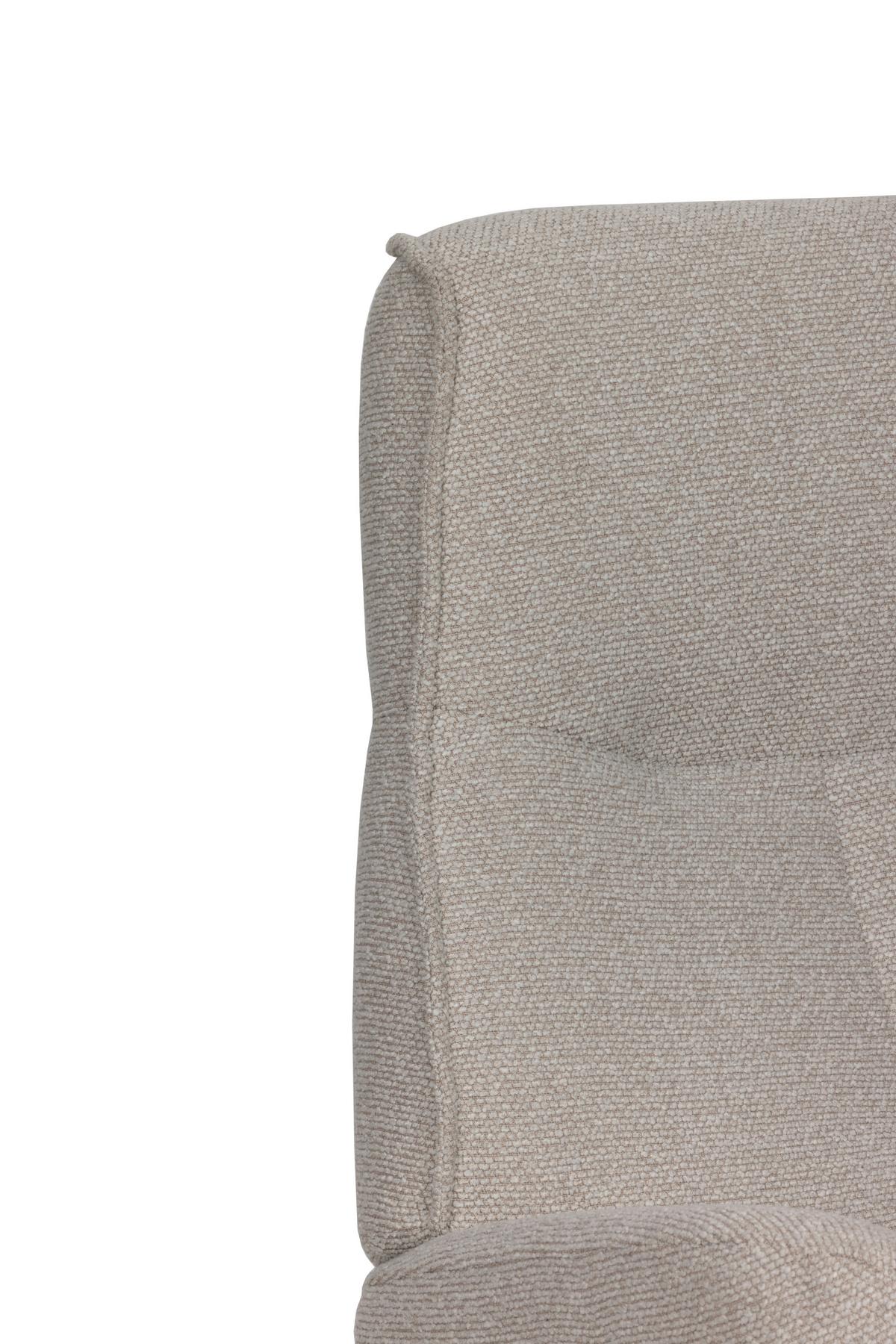 Počivalnik Snooze, Bež - črna/bež, Design, kovina/tekstil (77/112/86cm) - Livetastic