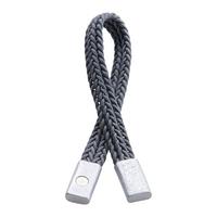 Cordon prindere draperii BRAID - gri, textil (38cm) - Modern Living