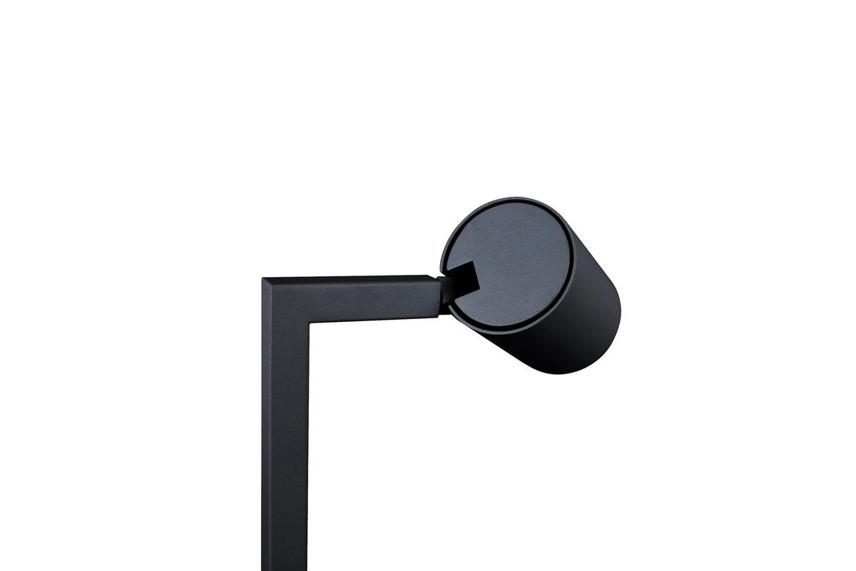 Schreibtischleuchte Lp-731/1t Bk - Schwarz, Design, Metall (35/14/17cm)