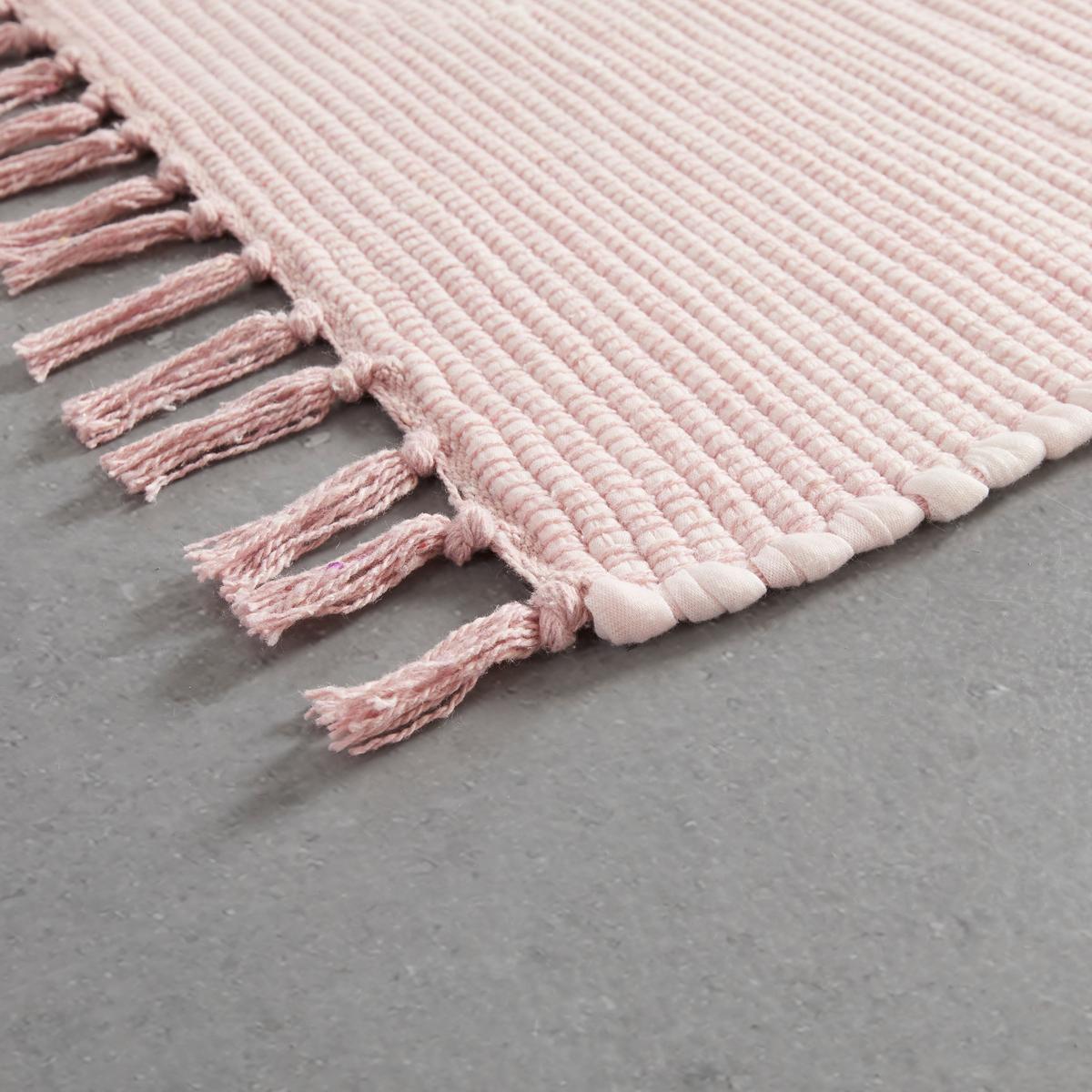 Fleckerlteppich Julia in Rosa ca. 60x90cm - Rosa, ROMANTIK / LANDHAUS, Textil (60/90cm) - Modern Living