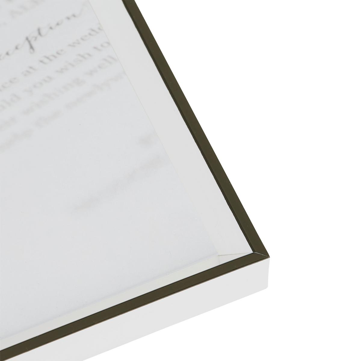 Bilderrahmen Mara in Schwarz ca. 15x20cm - Schwarz, Kunststoff (15/20cm) - Mömax