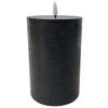 Kerze mit LED Fendy in Schwarz - Schwarz (10/15cm) - Premium Living