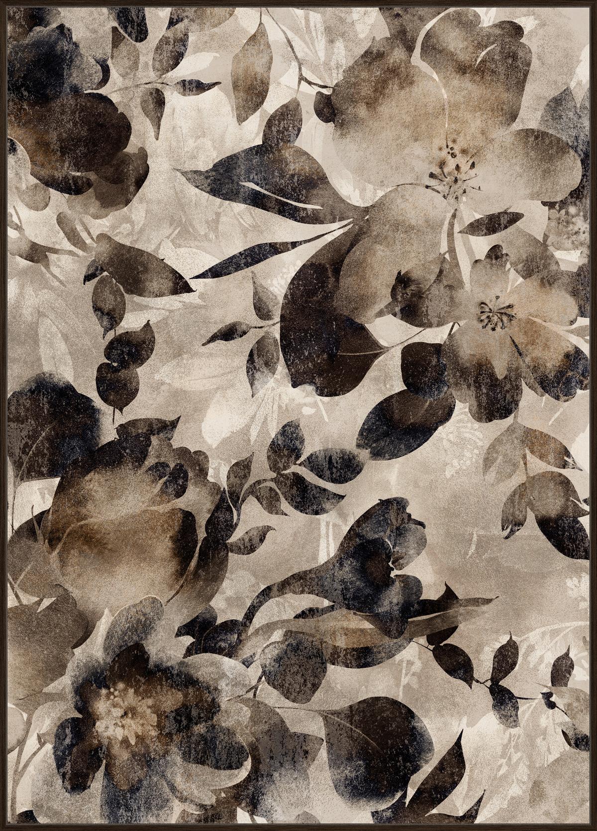 Tablou cu ramă Denise cca. 100x140 cm - culoare lemn wenge/maro, Modern, plastic/lemn (100/140cm) - Premium Living