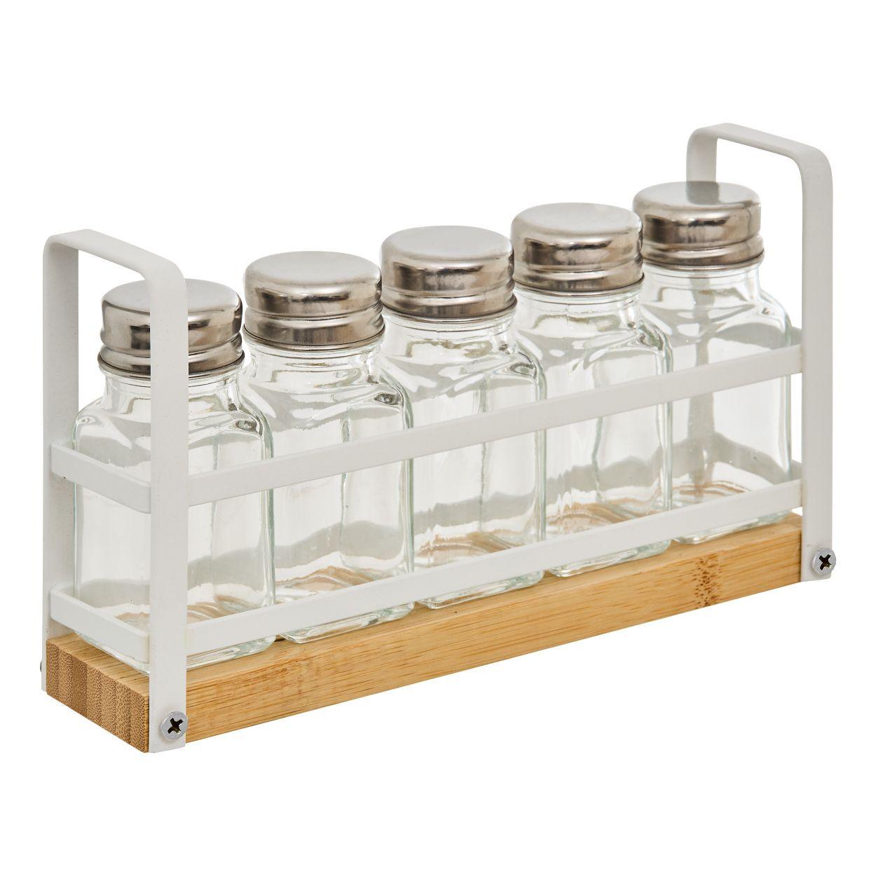 Set Staklenki Za Začine Yul - prozirno, Basics (21,8/5,2/12,6cm)