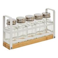 Set Staklenki Za Začine Yul - prozirno, Basics (21,8/5,2/12,6cm)