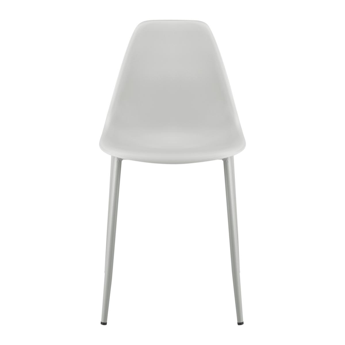 ZESTAW DO SIEDZENIA DLA DZIECI CASEY - jasnoszary, Modern, tworzywo sztuczne/metal (60/56/60cm) - Bessagi Kids