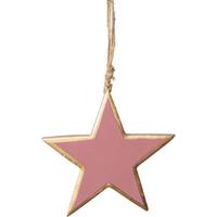 Függődísz Stern I - fehérakác színű, Basics, fa (10cm)