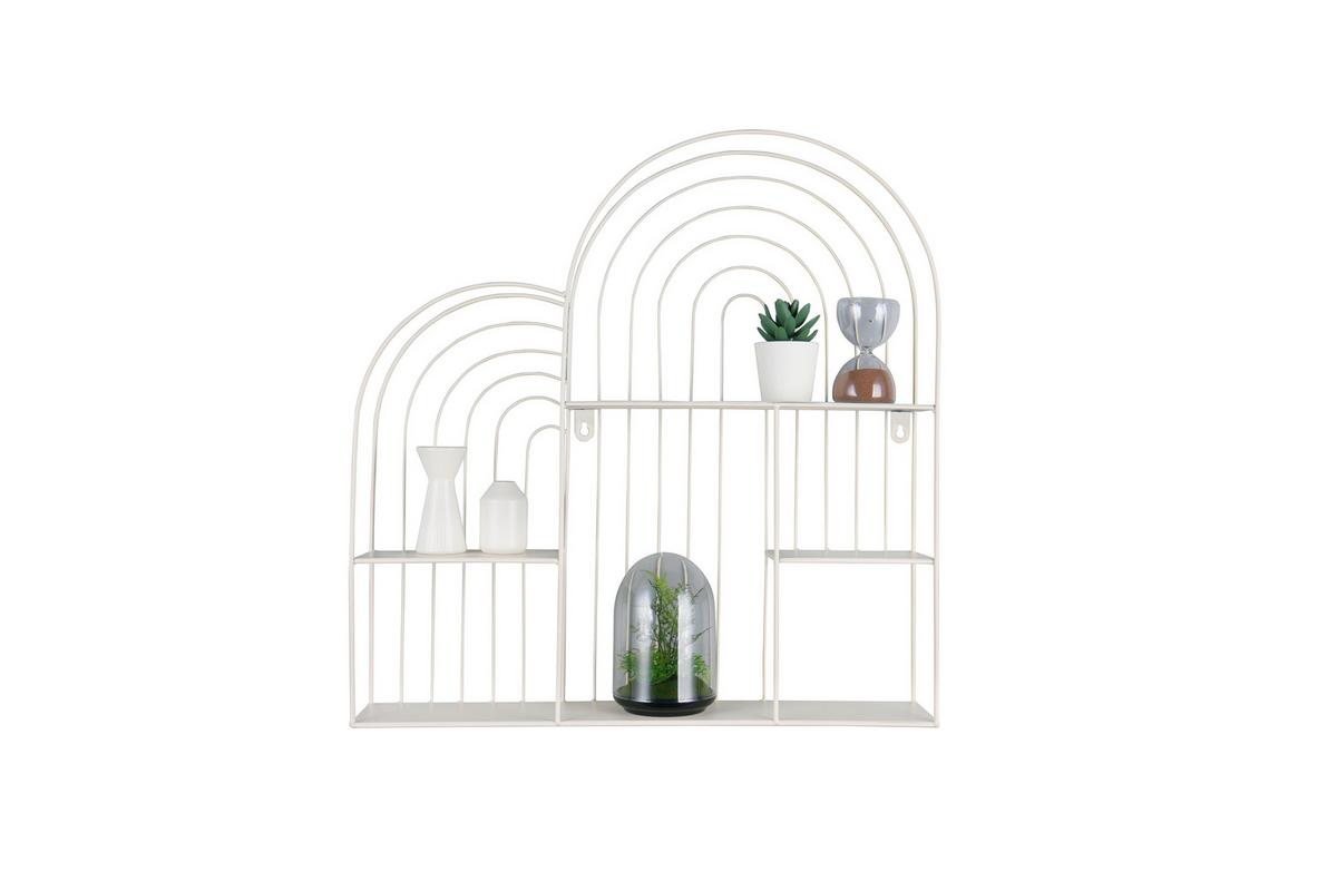 Falipolc Ivy - homokszínű, Modern, fém (54/55/11cm) - Mömax