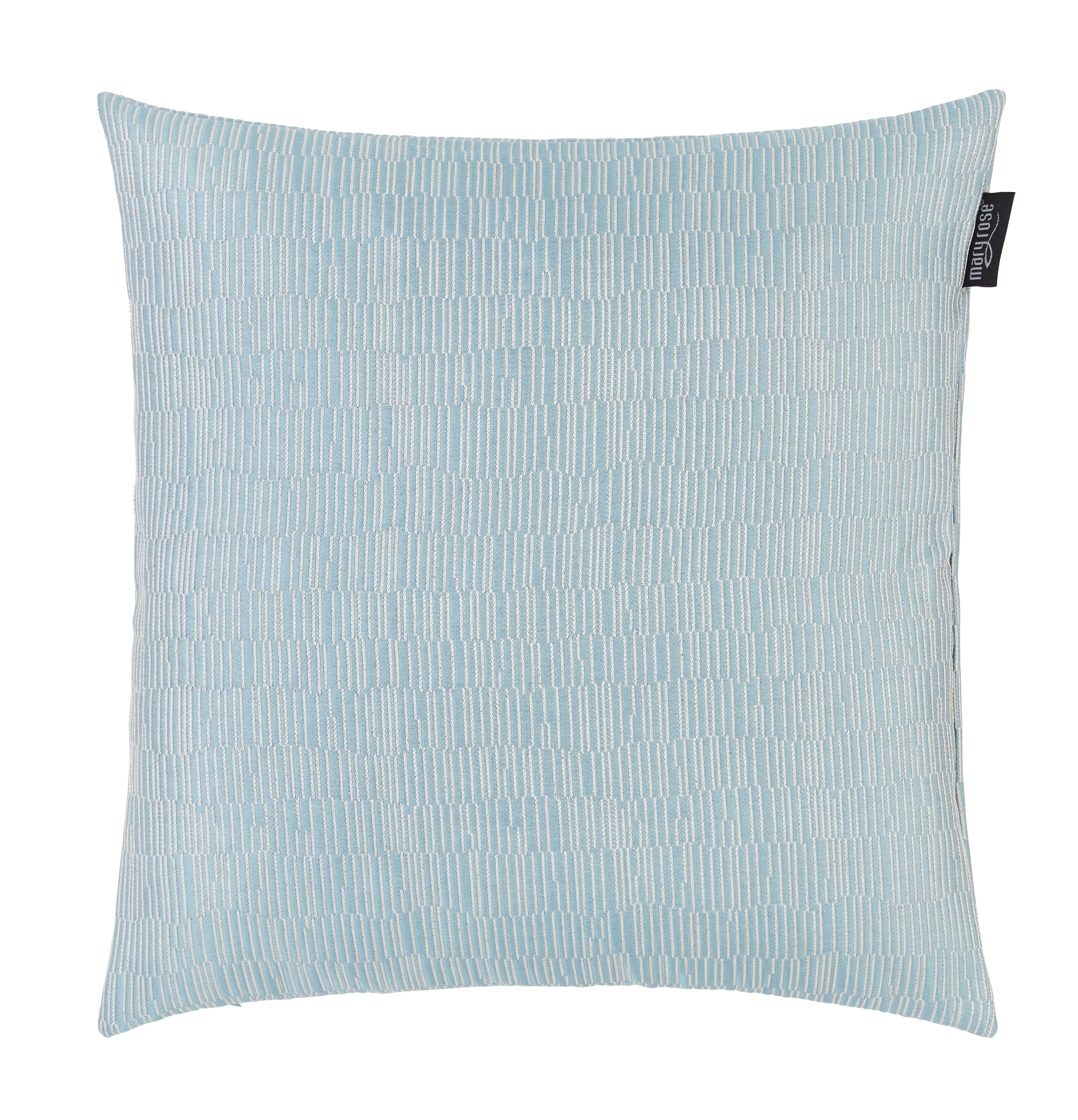 Zierkissen Bella in Petrol/Silber ca. 40x40cm - Silberfarben/Petrol, MODERN, Textil (40/40cm) - Mary's