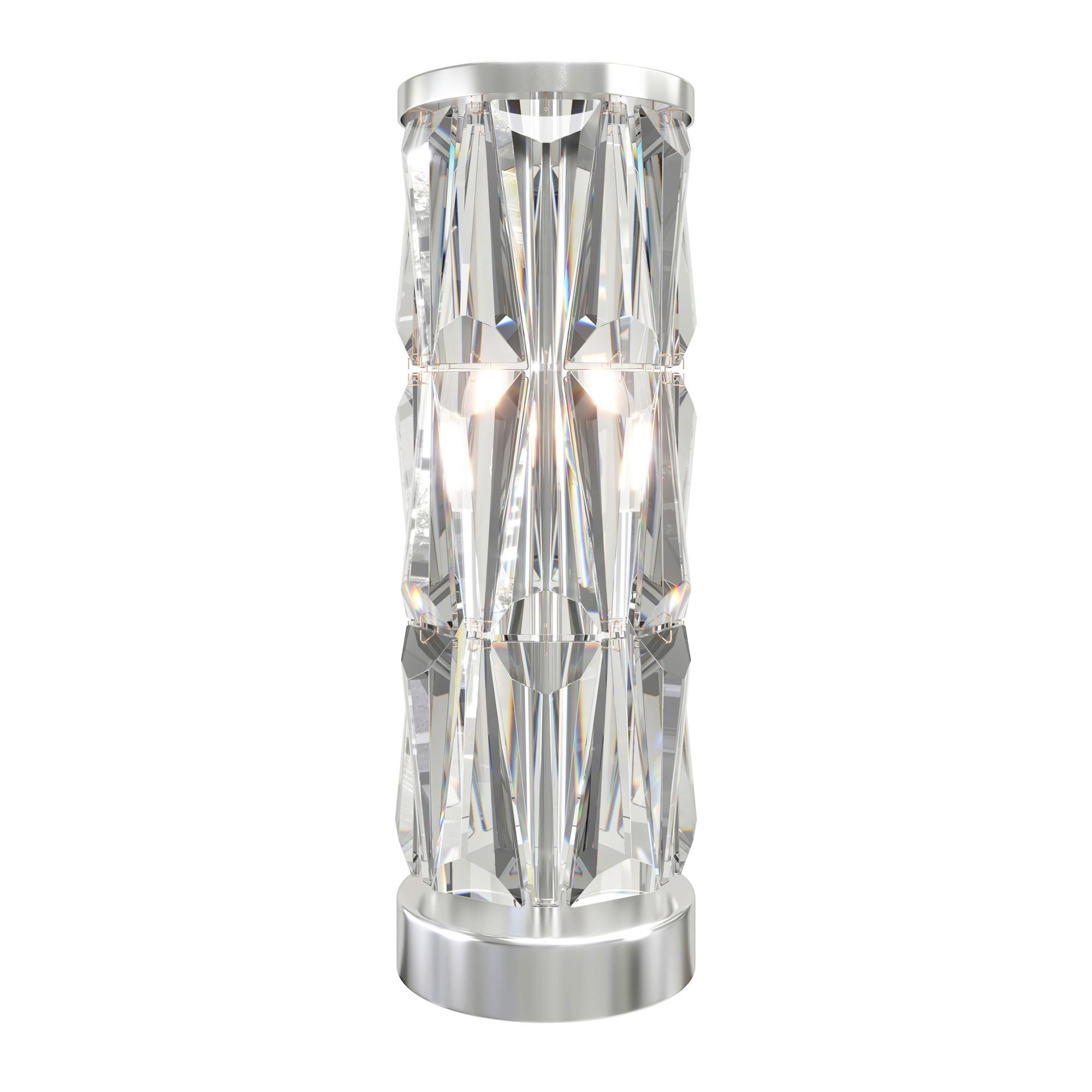 Tischleuchte Puntes Chromfarben max. 60 Watt - Chromfarben, Trend, Metall (20/58/20cm) - MAYTONI