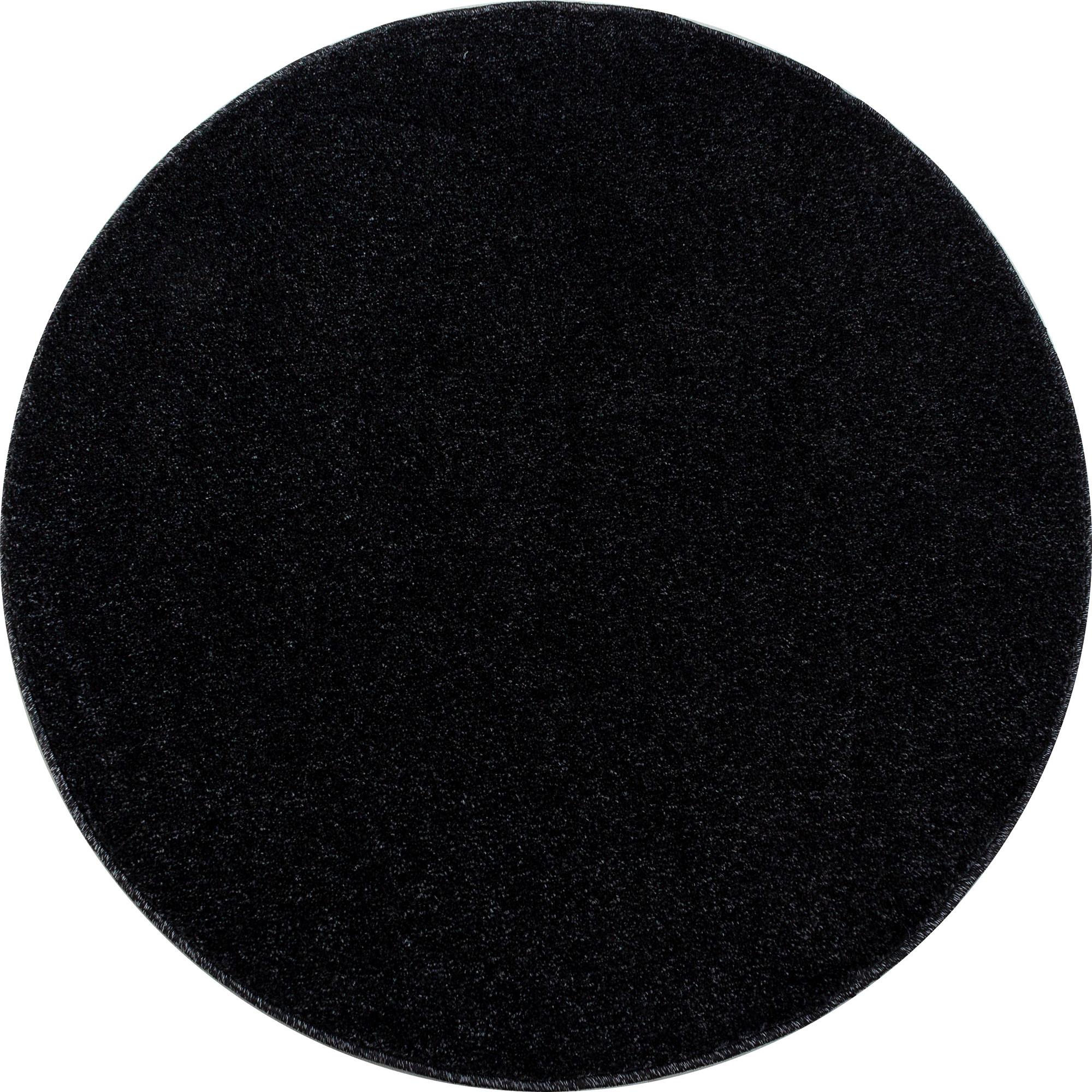 Hochflorteppich Ata Anthrazit ca. 160cm - Anthrazit, Design, Textil (160cm) - Novel