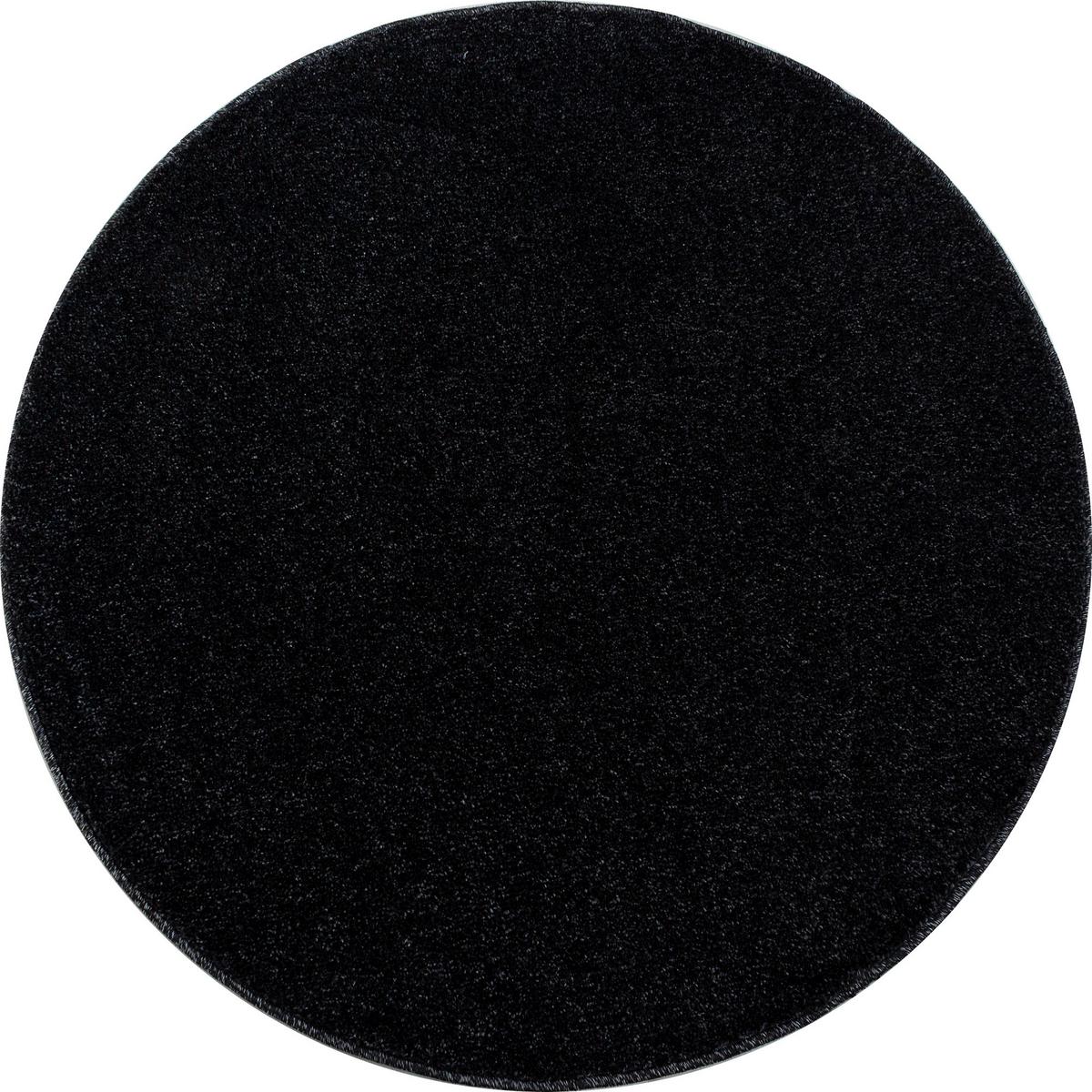 Hochflorteppich Ata Anthrazit ca. 120cm - Anthrazit, Design, Textil (120cm) - Novel