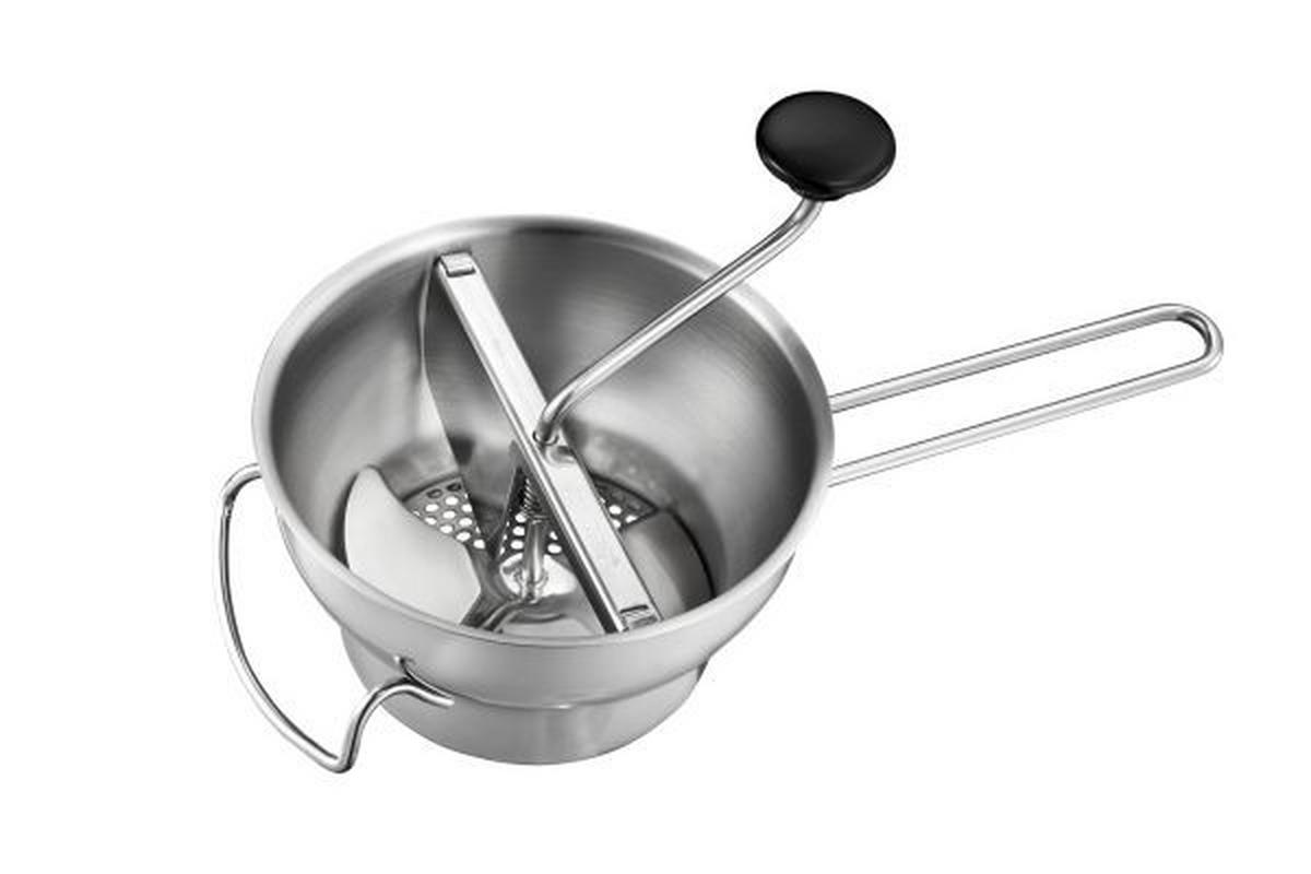 PRZYRZĄD DO PRZECIERANIA 89210 - kolor stalowy, Basics, metal (40,6/21,8/18,5cm) - Gefu