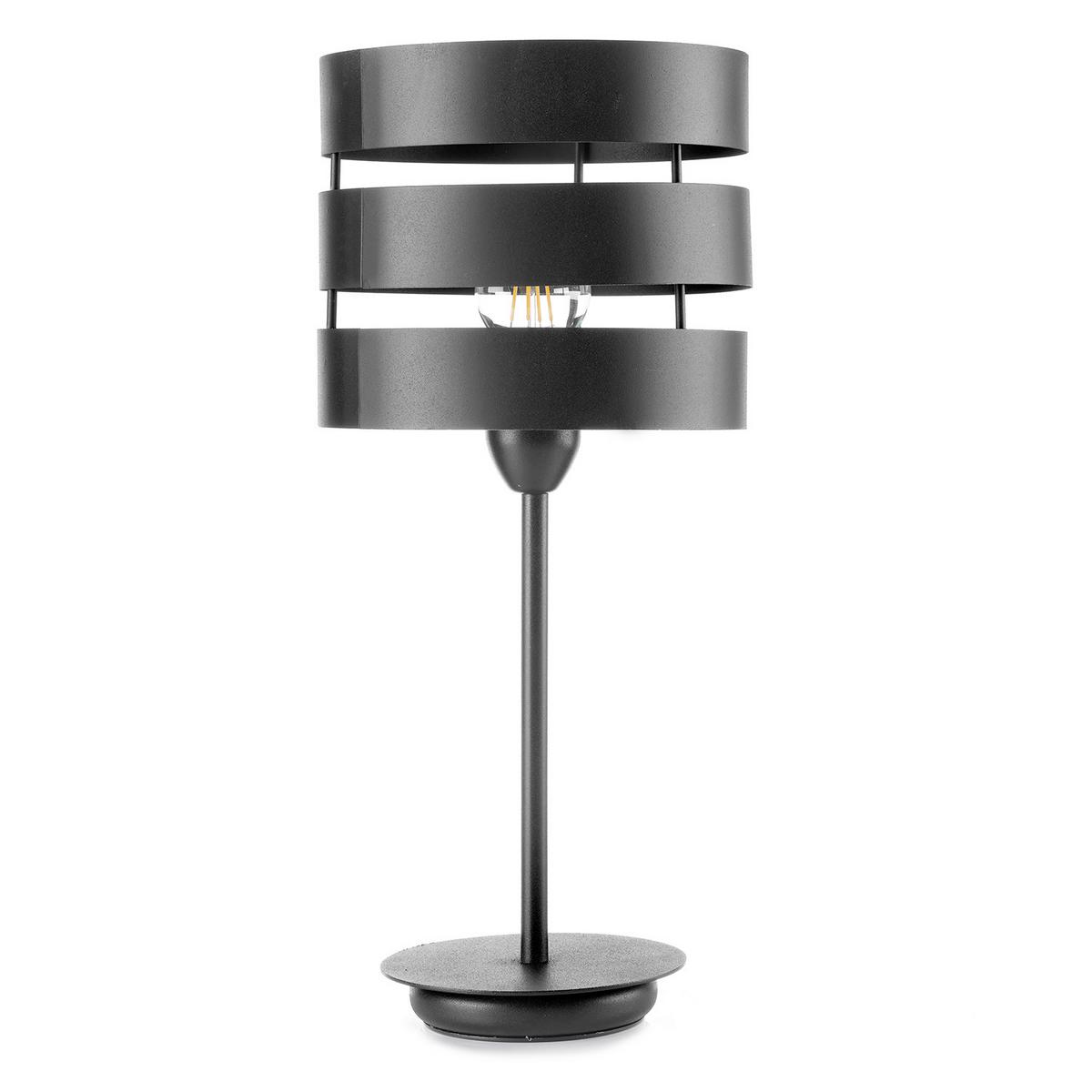 Nachttischleuchte Ulisse nera Schwarz max. 22 Watt - Schwarz, Design, Metall (23/35cm)