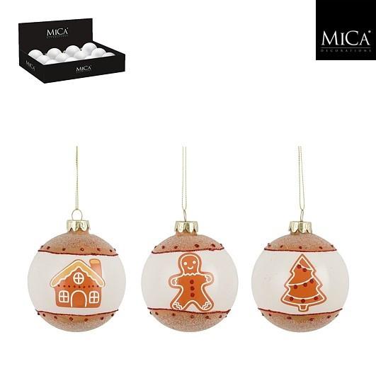 Kroglica Za Božično Jelko Medenjak - Moderno (8cm) - Mömax