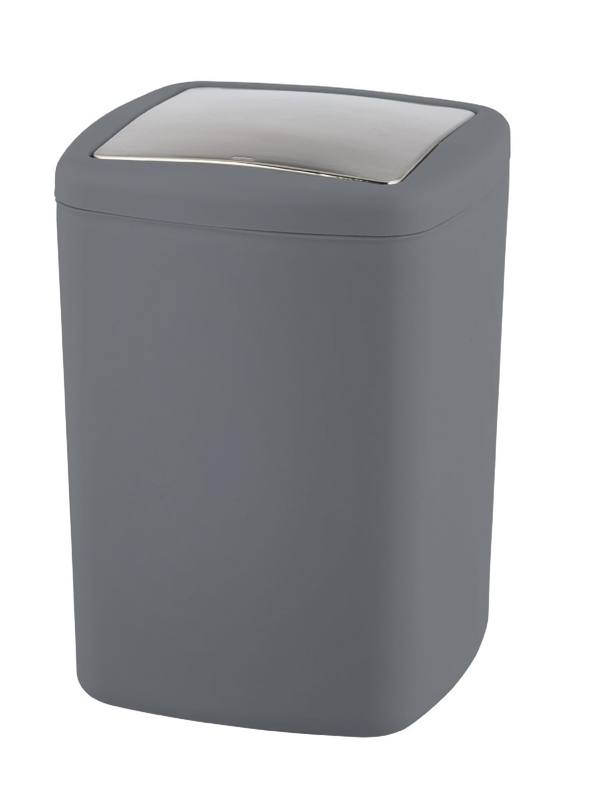 Coș de gunoi pentru cosmetice Barcelona - antracit, Modern, plastic (20,5/28,5/20,5cm) - Wenko