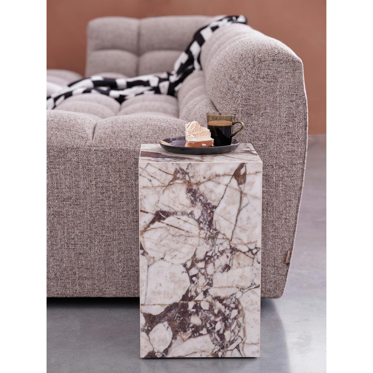 ECKSOFA Allure Braun S: 165x324cm - Schwarz/Braun, Design, Kunststoff/Textil (165/324cm) - Livetastic