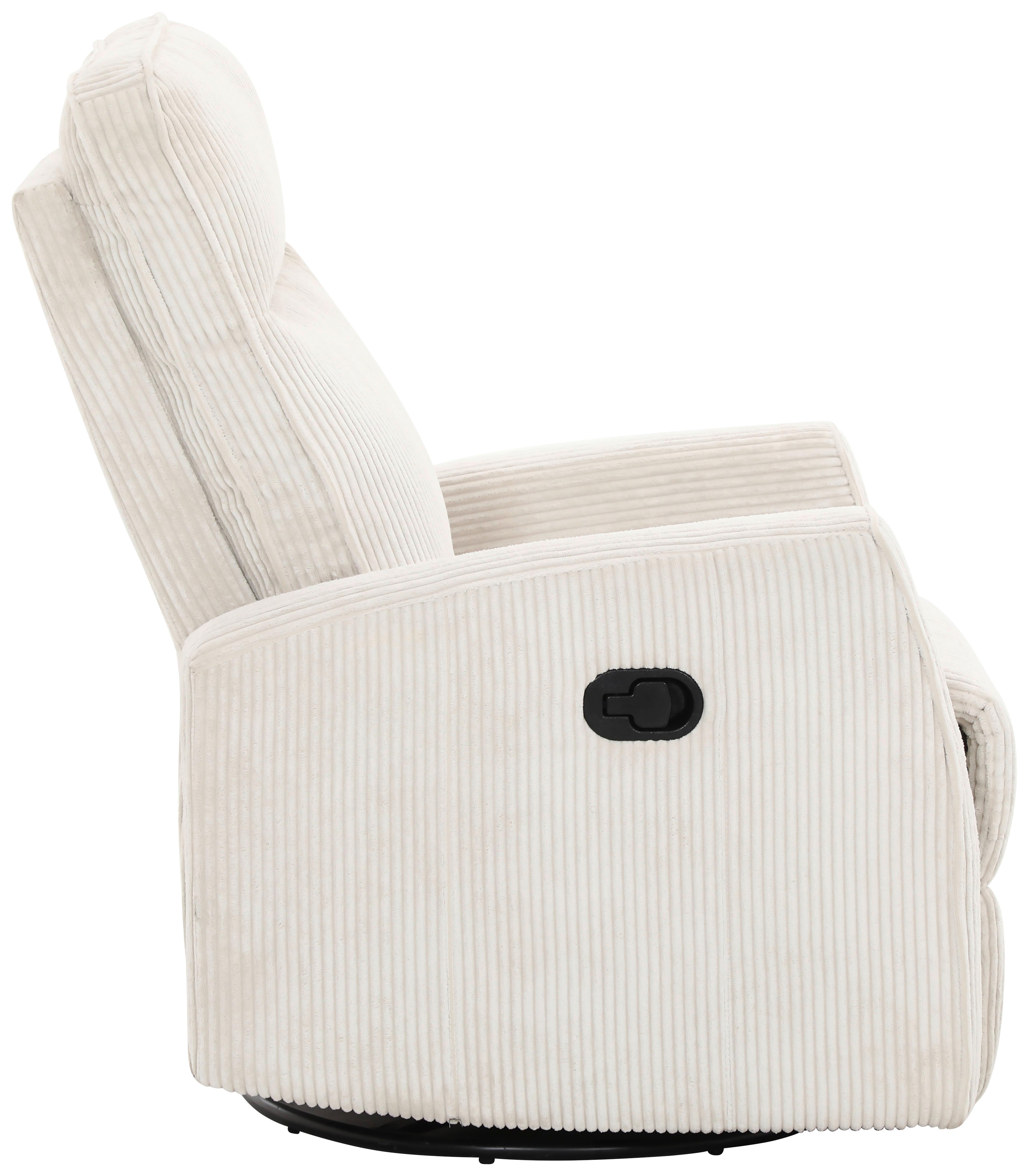 Relaxsessel Melinda in Beige - beige/svart, Modern, metall/trä (76/103/96cm) - Mömax
